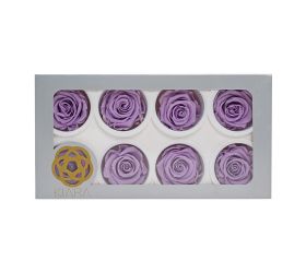 Ruža preparovaná 5cm dusty lavender/ks