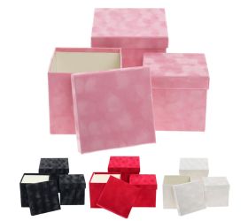 Darčeková krabička na kvety 19x19x17.5/7x17x15.5/5x15x14cm s/3 mix f