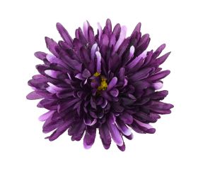 Hlava chryzantéma fialová d:16cm bal:12ks