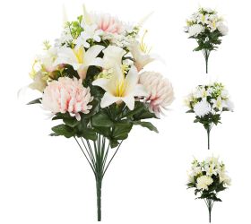 Kytica ľalia chryzantéma mix/2f 51cm