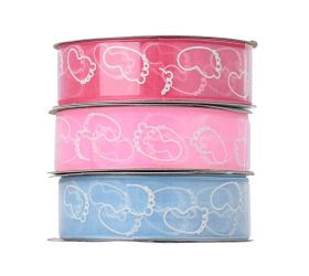 Stuha 404-fx 2,5cmx9m baby ružová/modrá