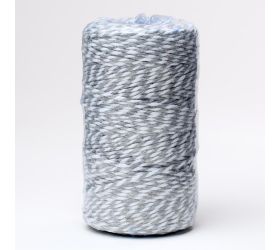 Šnúrka farby  2mmx100m sivá/biela