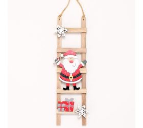 Záves rebrík so santom drevo 28,5x9x2cm