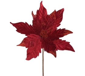 Ks vianočná ruža bordová 38cm