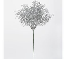 Zápich zeleň drobná strieborná 24cm