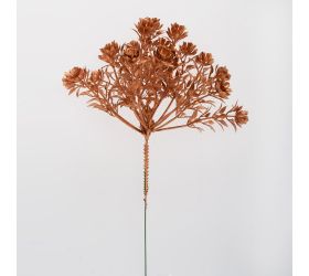 Zápich kvietky drobné medené 24cm