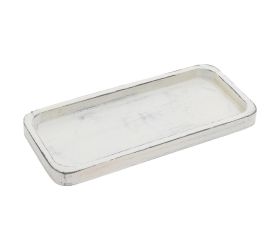 Tácka biela drevo 30*13,5*2,2cm