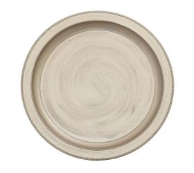 Tácka okrúhla šampaň. drevo 30*30*2,5cm