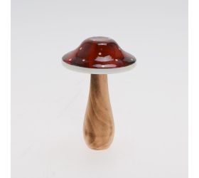 Muchotrávka čer/bie drevo 5,6*5,6*9cm