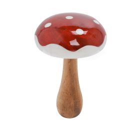 Muchotrávka čer/bie drevo 7,3*7,3*12cm