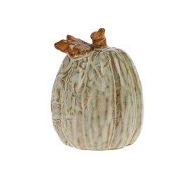 Tekvica zeleno-hnedá porecel. 8*6*10,5cm