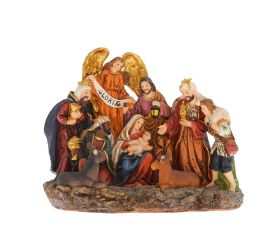 Betlehem farebný poly 16,2*8,3*13,1cm