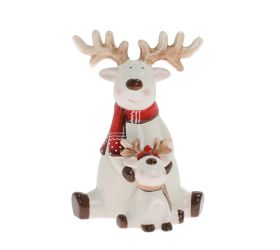 Sobíky bie/čer porcel. 11,2*9,5*16cm