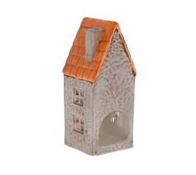 Domček or/hne na sviečku porcel. 6,7*7*17cm