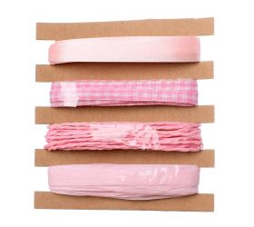 Stuhy ružové 4x5cm polyester 11*1*15cm