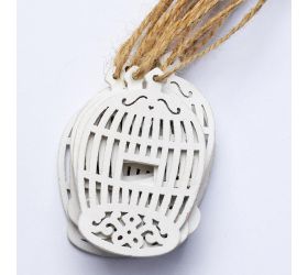 Záv. výrez klietka biela 6cm s/10