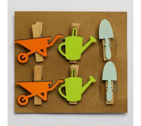 Sc fúrik/krhla/lopatka na štipci  s/6 3cm mix super cena