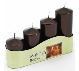 Adventná postupná 50/4 met.hnedá