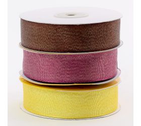 Stuha atlas mix farba 25mmx25y