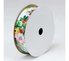 Stuha rypsová kvety 2,5cmx9m super cena