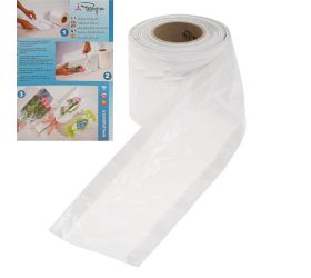 Super cena sačok rolka 50mx0,13 na kvety biely tunel 13+2+2cm x 50m