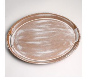 Podnos drevo 39,5x29x3,8cm hnedý