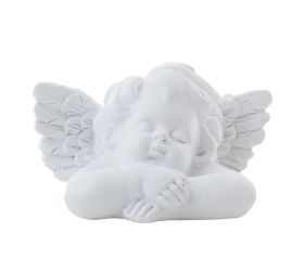 Anjel smútočný biely poly 9*6*4.5cm