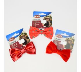 Motýlik vianočný na obojok 10cm