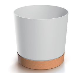 Dpod200 kvetináč tubo pm biely 19,9xv19,6cm