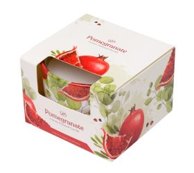 Voň.v skle pomegranate 115gr /puk0001/ 8x8x6cm