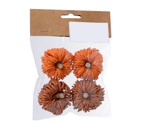 Tekvice drevo oranž./tm.oranž v sáčku s/4 5x5x3cm