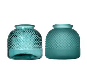 Váza sklo farb. v/v/h diaman ass verd tr/op v24 pr.24 / vh-24-ve