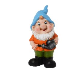 Trpaslík s krhličkou keramika 10,1x9,5x20,9cm