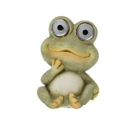 Žaba solar keramika 9x9x13cm