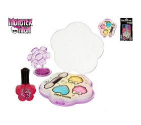 Sada monster high krásy s tieňmi, rúžom a lakom na nechty v krabičke