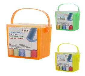 Kriedy farebné 20ks v hranatom vedierku