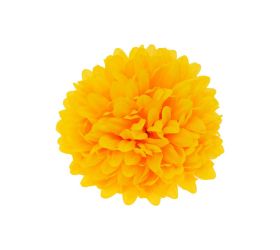 Hlava chryzantéma žltá 10cm