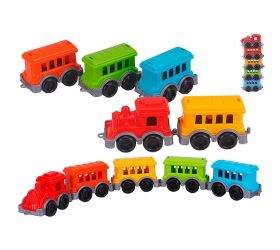 Vláčik , 4ks farebnývh vagónov