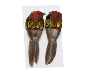 Vtáčik na klipe s/2 12*4.2*5cm mix