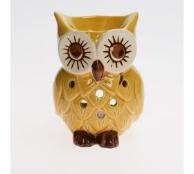 Aromalampa sova porcelán 8x7x12cm krém