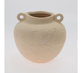 Amfora biela porcel. 21*20,8*30cm