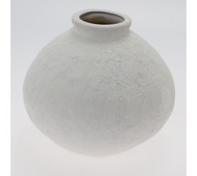 Váza biela porcel. 24,3*25,1*20,8cm