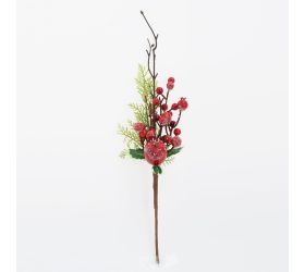 Zápich čer. bobule, jablko, tuja, ilex 40cm