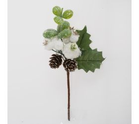 Zápich bie. šípky, bobule, šišky, ilex, ľad 20cm