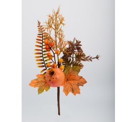 Zápich gran. jablko, lístie, bobule or/hne 25cm