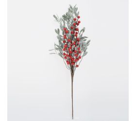 Konár imelo, červené bobule 62cm