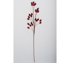 Konár šípky červené 46cm