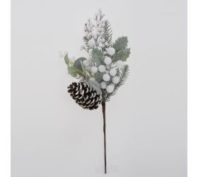Zápich bie. bobule, šiška, ilex, čečina zasnež. 41cm