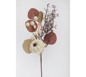 Zápich tekvica, bobule, lístie zel/bie 33cm