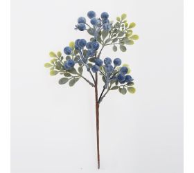 Zápich lístky, modré šípky 27cm